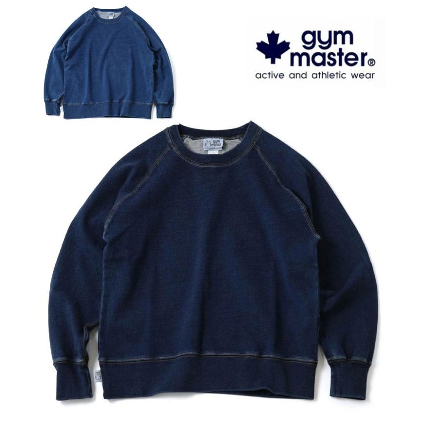 gym master ジムマスター 11oz インディゴスウェットクルーネック メンズ レディース G633711 トレーナー スウェット デニム | gym master