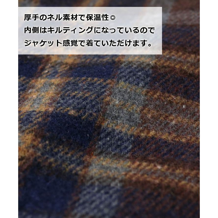 gym master ジムマスター ヘビーチェックネル中ワタジップジャケット  G633715 メンズ レディース ジャケット カバーオール 秋 冬 秋冬 | gym master | 06