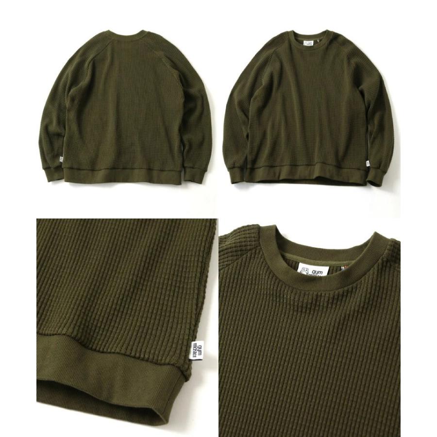 gym master ジムマスター 12oz ヘビーワッフルクルーネック