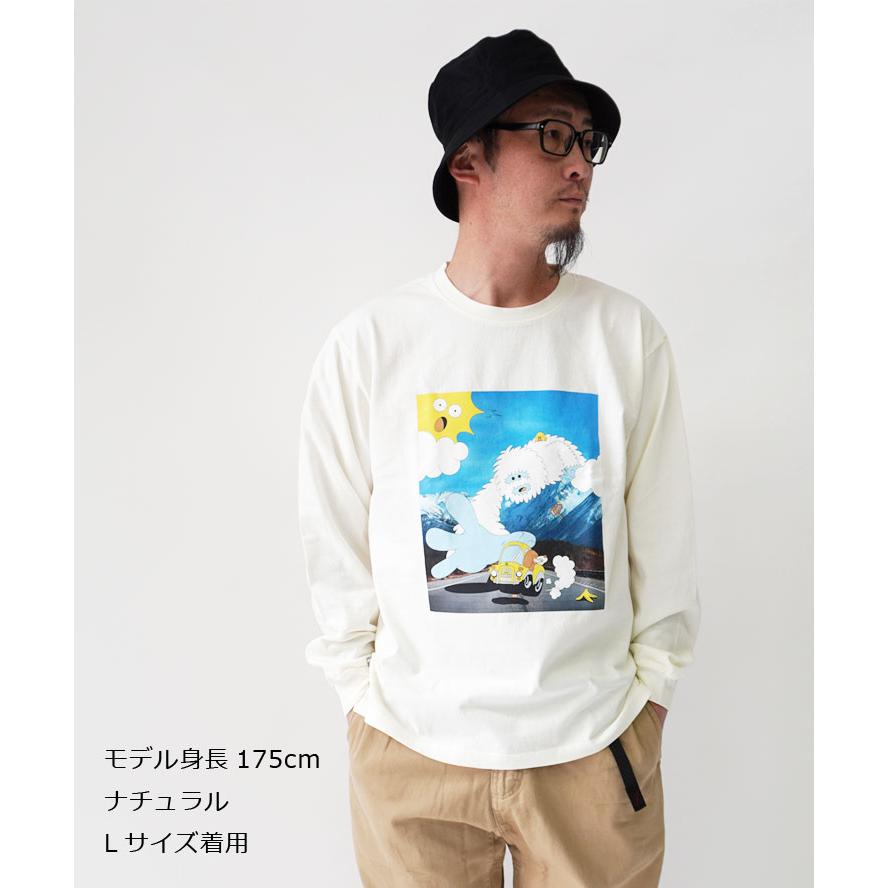 gym master ジムマスター 6.2oz ピグメントイエティフォトTEE G633737 メンズ レディース 長袖 カットソー カットソー トップス | gym master | 05