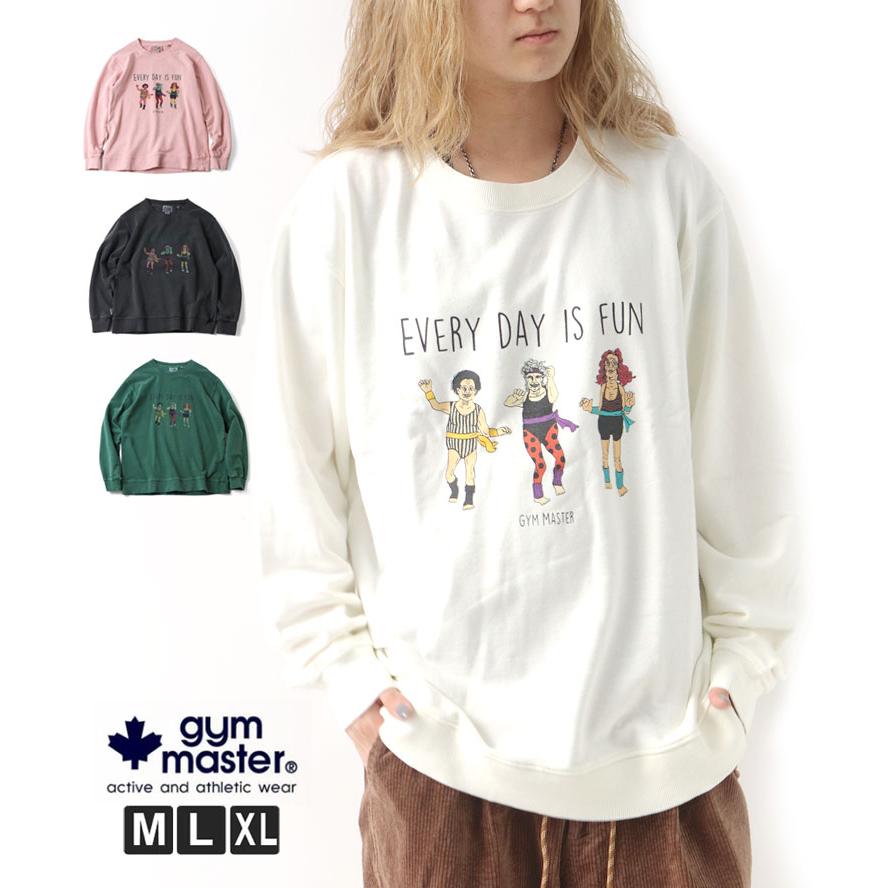 gym master ジムマスター 9.4oz ピグメント エアロビクス スウェットシャツ メンズ G633738 メンズ レディース スウェット トレーナー 秋 冬 秋冬 | gym master