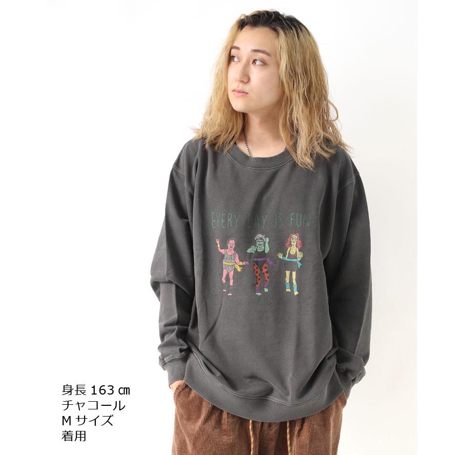 gym master ジムマスター 9.4oz ピグメント エアロビクス スウェットシャツ メンズ G633738 メンズ レディース スウェット トレーナー 秋 冬 秋冬 | gym master | 05