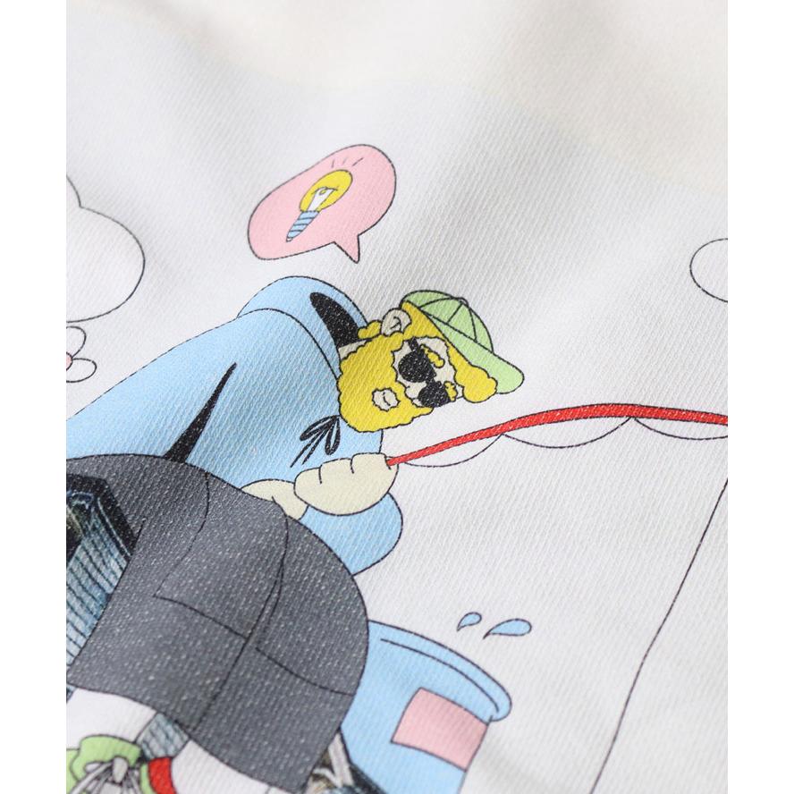 gym master ジムマスター 9.4oz ピグメントレスラースウェットシャツ G633741 メンズ レディース スウェット トレーナー | gym master | 05