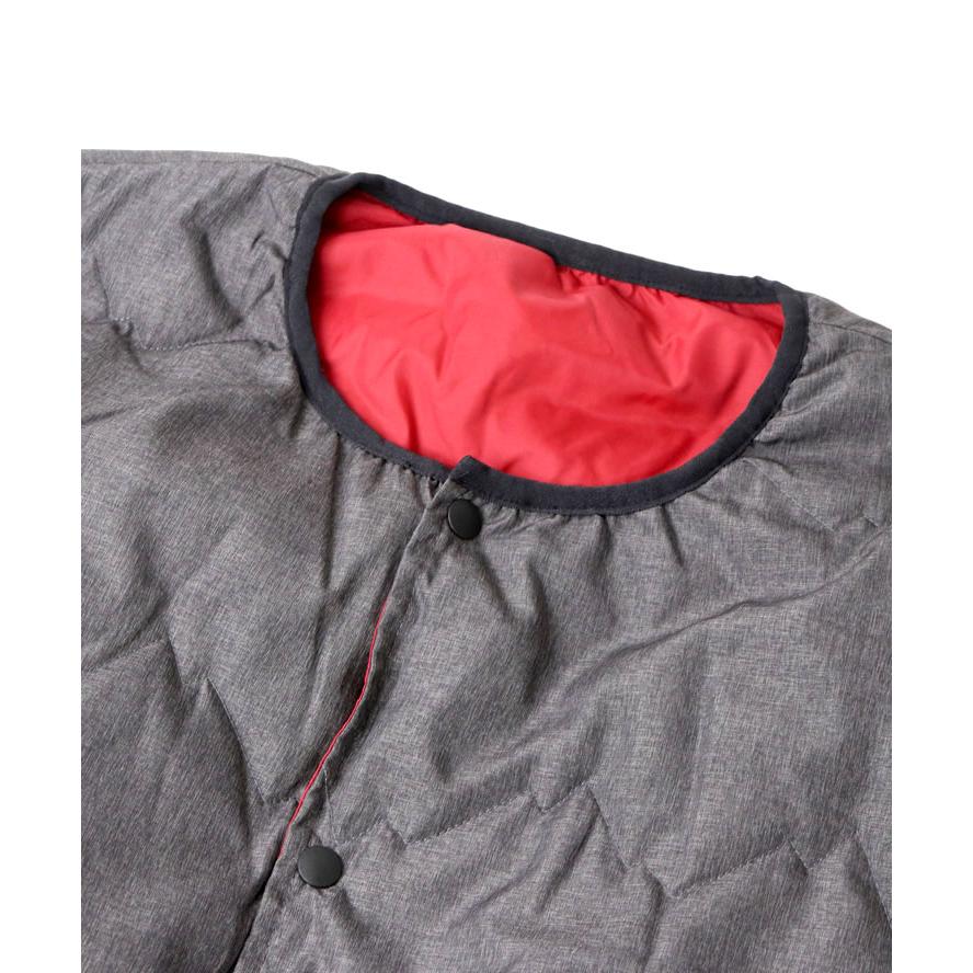 gym master ジムマスター リバーシブル マウンテンキルトノーカラージャケット G633743  メンズ レディース アウター ジャケット 半袖  秋 冬 秋冬 | gym master | 10