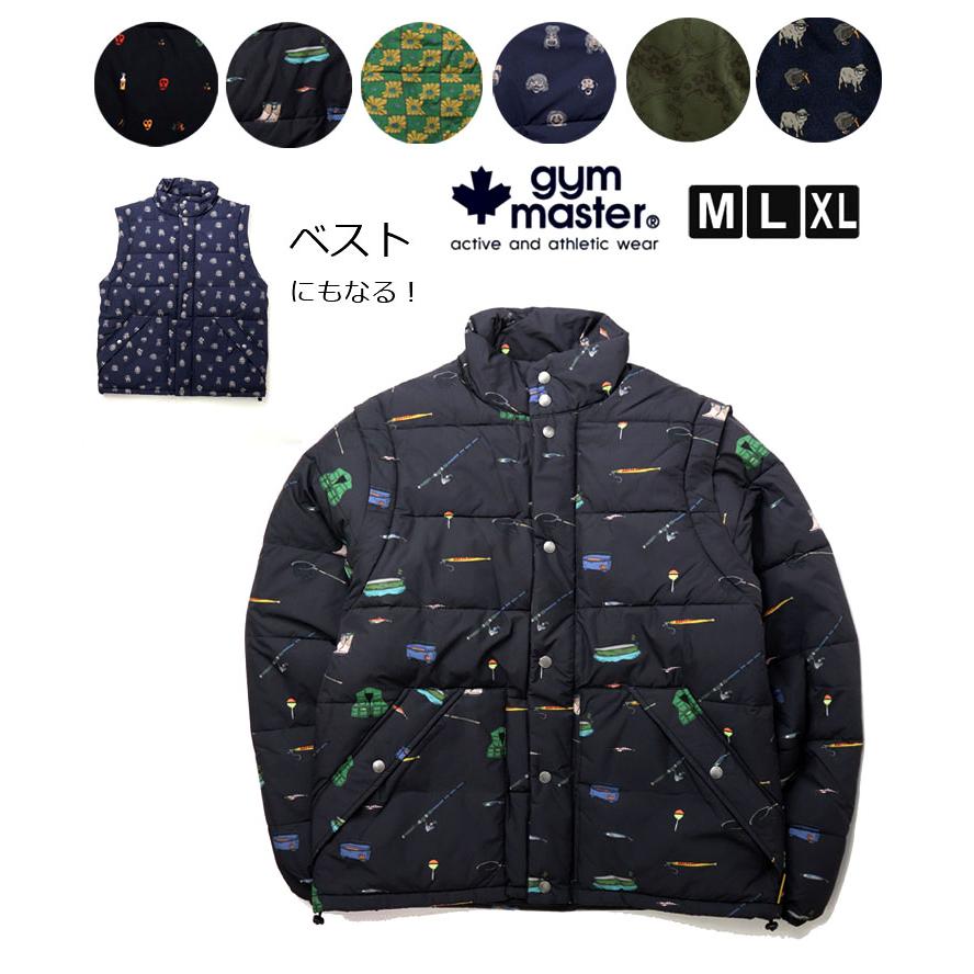 gym master ジムマスター ハッピーペイント中ワタ２ＷＡＹスタンドジャケット G633773 メンズ レディース アウター ジャケット ベスト 秋 冬 秋冬 | gym master