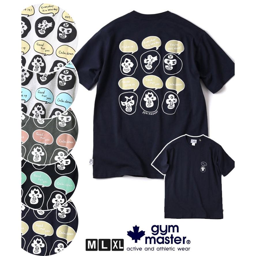 爆買 / gym master ジムマスター Tシャツ メンズ 半袖 7.4oz Good for you Tee G721700 春夏 厚手 プリントTシャツ コットン カジュアル アウトドア | gym master