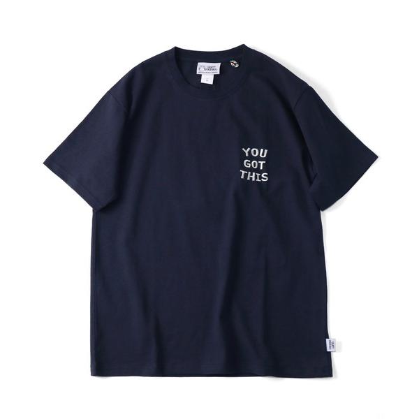爆買 / gym master ジムマスター Tシャツ メンズ 半袖 7.4oz YOU GOT THIS 刺繍Tee G721707 春夏 厚手 刺繍Tシャツ コットン カジュアル アウトドア | gym master | 01