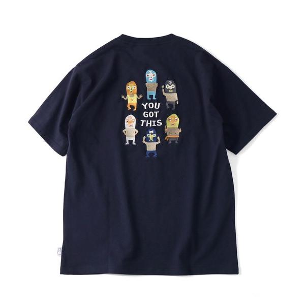 爆買 / gym master ジムマスター Tシャツ メンズ 半袖 7.4oz YOU GOT THIS 刺繍Tee G721707 春夏 厚手 刺繍Tシャツ コットン カジュアル アウトドア | gym master | 02