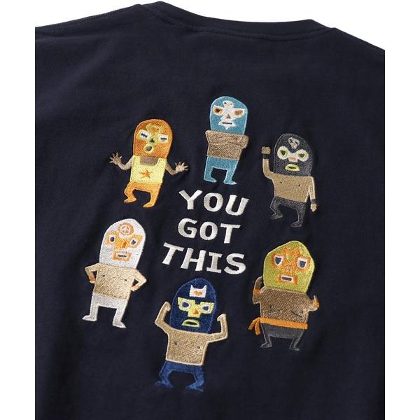 爆買 / gym master ジムマスター Tシャツ メンズ 半袖 7.4oz YOU GOT THIS 刺繍Tee G721707 春夏 厚手 刺繍Tシャツ コットン カジュアル アウトドア | gym master | 04