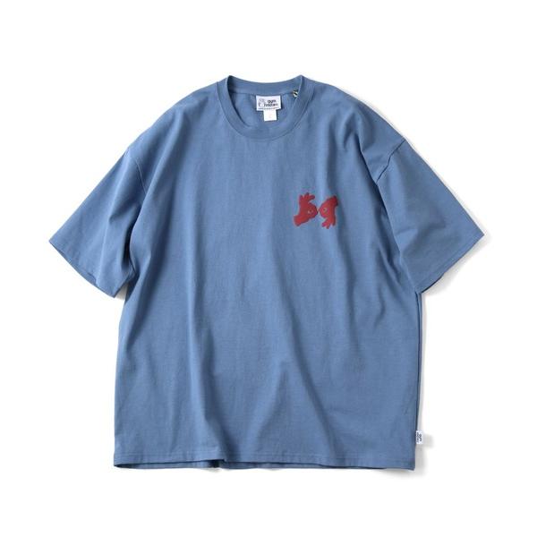 爆買 / gym master ジムマスター Tシャツ 半袖 7.4oz LOOKING FOR LUCKY ビッグTee G721708 ビッグTシャツ オーバーサイズ 厚手 プリントTシャツ | gym master | 06
