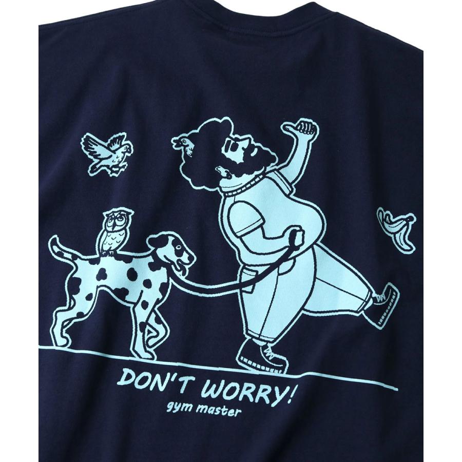 爆買 / gym master ジムマスター 7.4oz Don't worry! ビッグTee G721709 半袖 ビッグTシャツ オーバーサイズ ヘビーウェイト コットン カジュアル アウトドア | gym master | 08