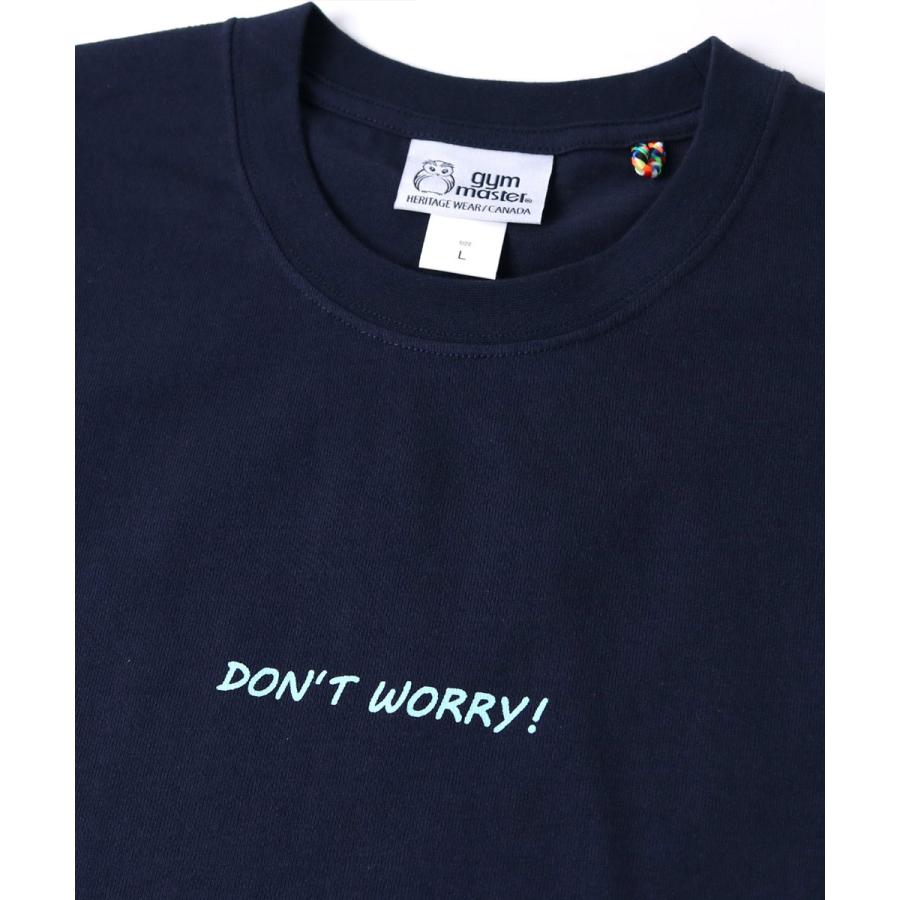 爆買 / gym master ジムマスター 7.4oz Don't worry! ビッグTee G721709 半袖 ビッグTシャツ オーバーサイズ ヘビーウェイト コットン カジュアル アウトドア | gym master | 09