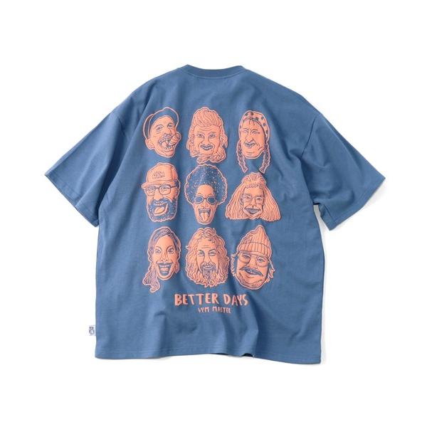 gym master ジムマスター Tシャツ メンズ 半袖 7.4oz BETTER DAYS ビッグTee G721710 春夏 ビッグTシャツ オーバーサイズ 厚手 プリントTシャツ カジュアル | gym master | 07
