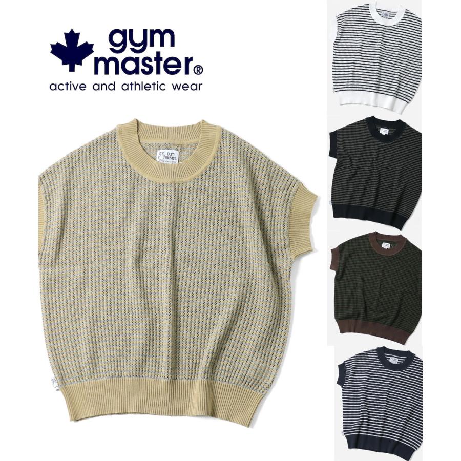 爆買 / gym master ジムマスター メッシュニット フレンチスリーブ G721760 レディース ニットベスト メッシュニット フレンチスリーブ 軽量 涼しい カジュアル | gym master