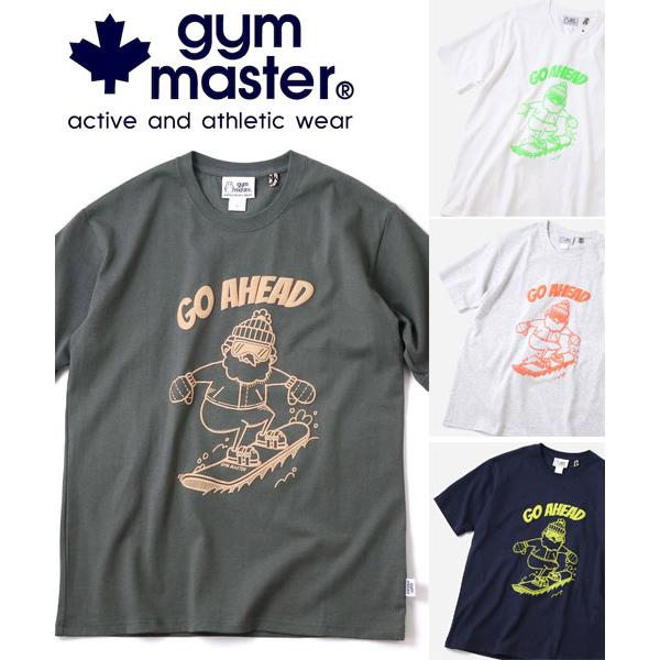 ジムマスター Tシャツ メンズ gym master 7.4oz GO AHEAD Tee G721792 半袖 ヘビーウェイト 厚手 春夏 | gym master