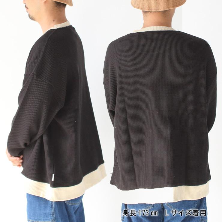 爆買 ワッフルtシャツ 長袖 メンズ ジムマスター トレーナー gym master ワッフルクルーネック G733633 | gym master | 15