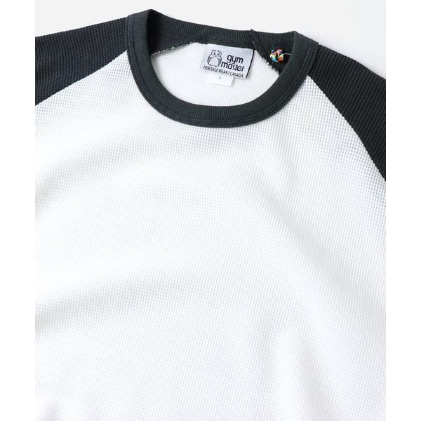 gym master ジムマスター Tシャツ メンズ 7.2oz ドライワッフル 8分袖 七分袖 無地 吸汗速乾 サーマル カットソー G733717 春 夏 秋 カジュアル | gym master | 07