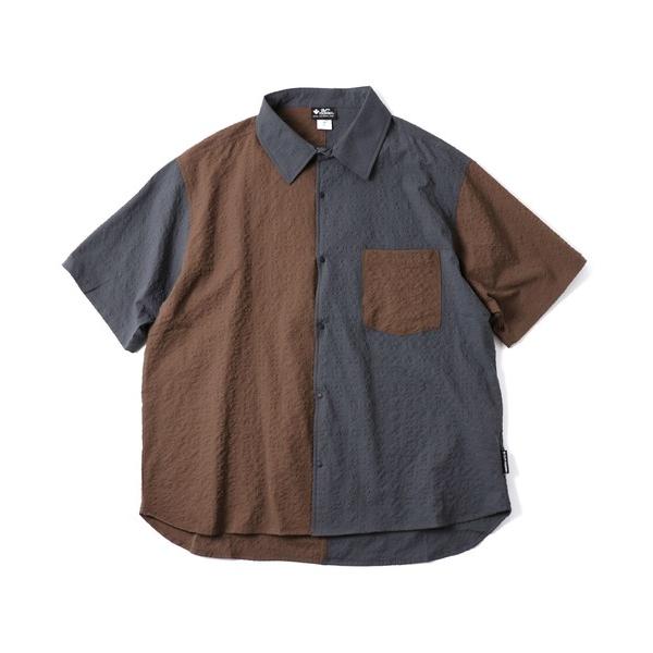 gym master ジムマスター 半袖シャツ メンズ 夏 シアサッカー 涼しい 軽量 スナップボタン カジュアル アウトドア 薄手 G733720 | gym master | 08