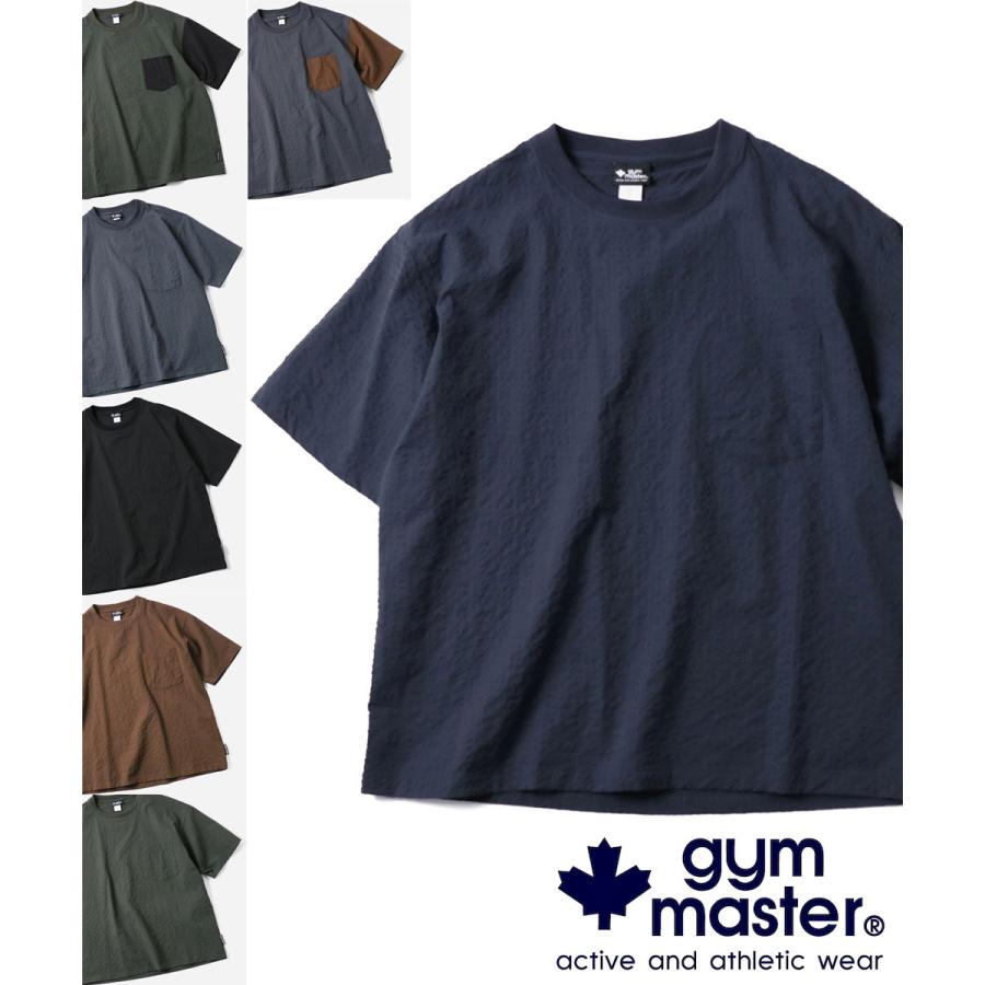 爆買 / gym master ジムマスター Tシャツ メンズ 半袖 UL-シアサッカー TEE G733721 春夏 吸水速乾 軽量 シアサッカー ドライTシャツ アウトドア | gym master