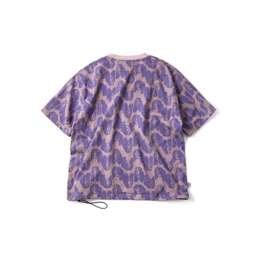 gym master ジムマスター T/Cドライスラブ ハッピーペイントビッグTee G733725 メンズ 半袖 春夏 ビッグTシャツ オーバーサイズ 吸水速乾 軽量 プリントTシャツ | gym master | 08