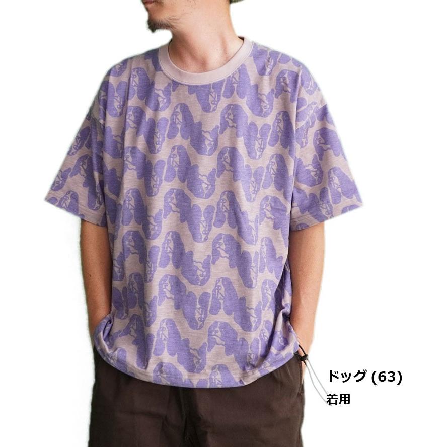 gym master ジムマスター T/Cドライスラブ ハッピーペイントビッグTee G733725 メンズ 半袖 春夏 ビッグTシャツ オーバーサイズ 吸水速乾 軽量 プリントTシャツ | gym master | 08