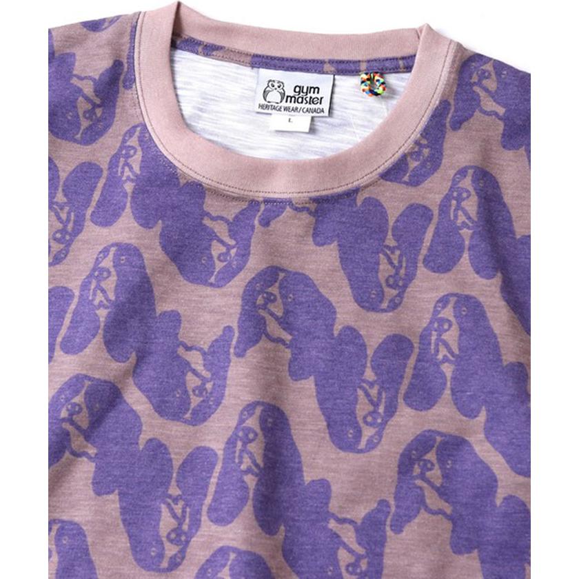 gym master ジムマスター T/Cドライスラブ ハッピーペイントビッグTee G733725 メンズ 半袖 春夏 ビッグTシャツ オーバーサイズ 吸水速乾 軽量 プリントTシャツ | gym master | 09