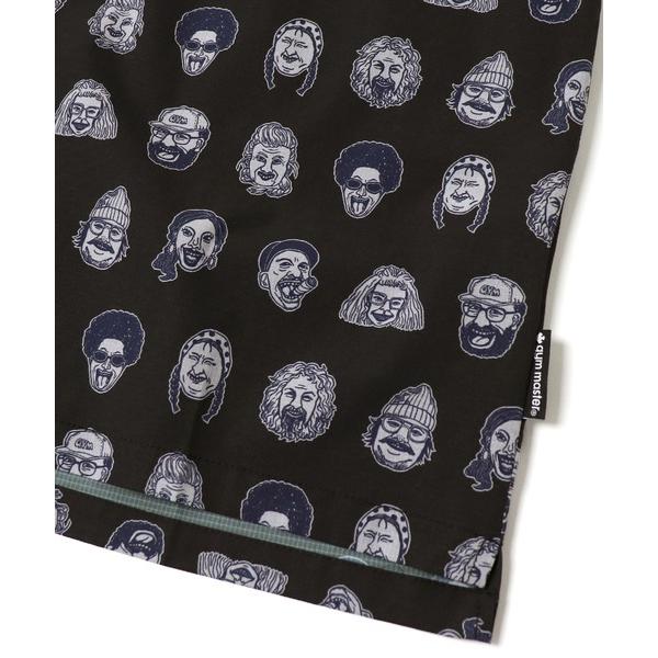 gym master ジムマスター 半袖シャツ メンズ UL-GRID ハッピーペイント 総柄シャツ 軽量 アウトドア キャンプ 春夏 G733734 | gym master | 10