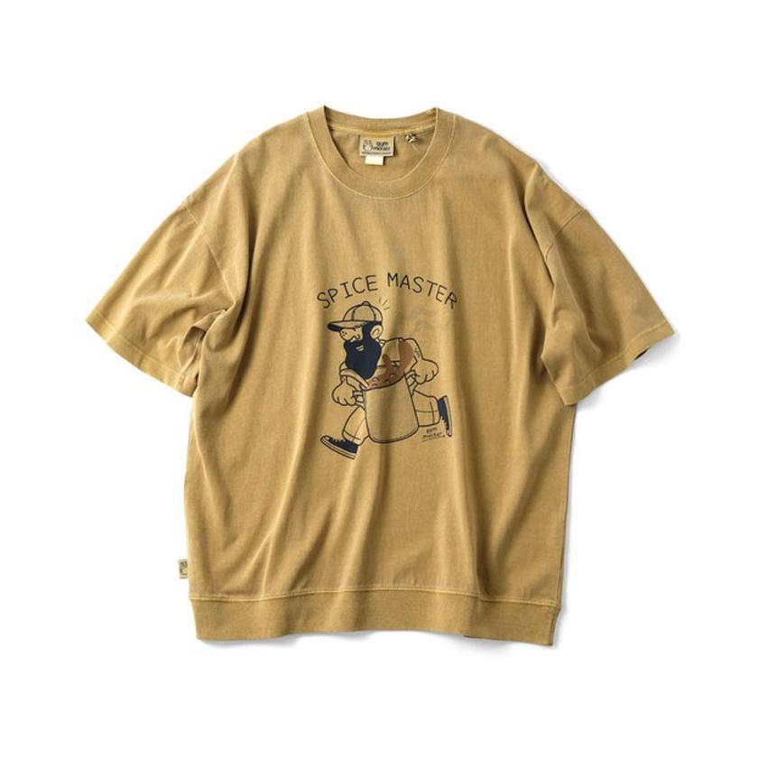 爆買 / gym master ジムマスター Tシャツ 半袖 6.2oz ピグメント SPICE MASTER ビッグTee G733783 オーバーサイズ プリントTシャツ ピグメント加工 カジュアル | gym master | 04