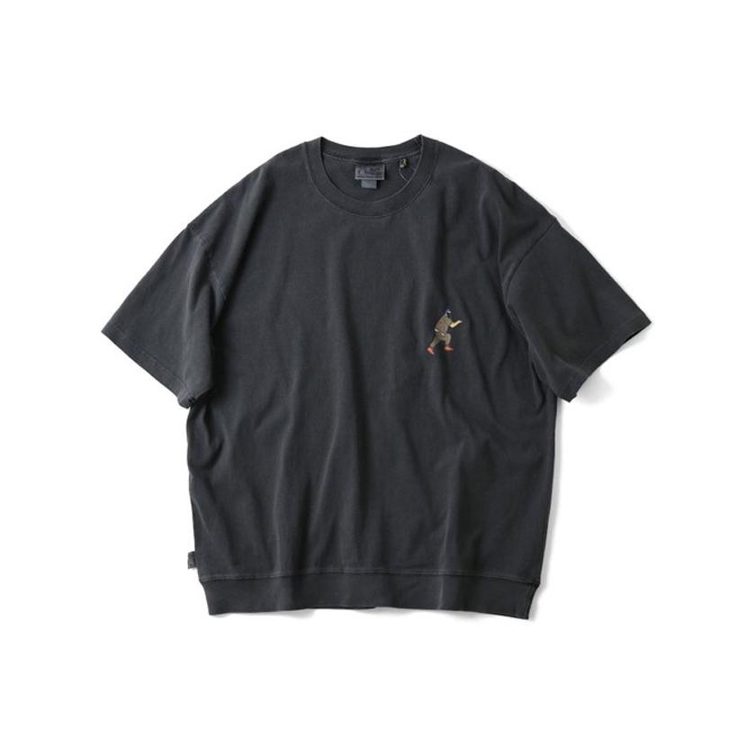 gym master ジムマスター Tシャツ メンズ 半袖 6.2oz ピグメント ボルダリング ビッグTee G733786 オーバーサイズ プリントTシャツ ピグメント加工 アウトドア | gym master | 05