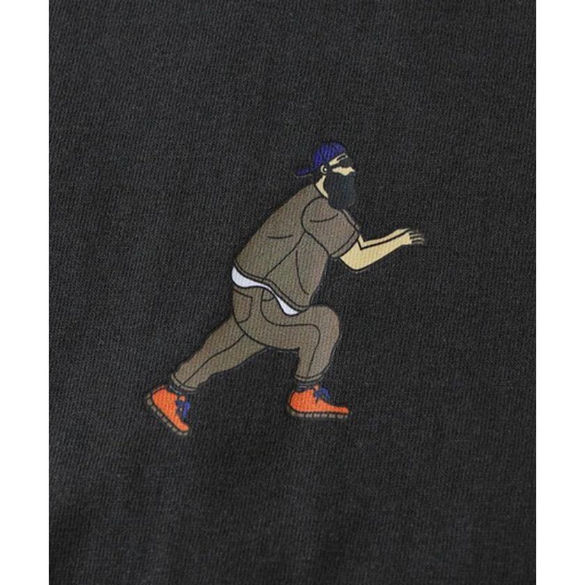 gym master ジムマスター Tシャツ メンズ 半袖 6.2oz ピグメント ボルダリング ビッグTee G733786 オーバーサイズ プリントTシャツ ピグメント加工 アウトドア | gym master | 07
