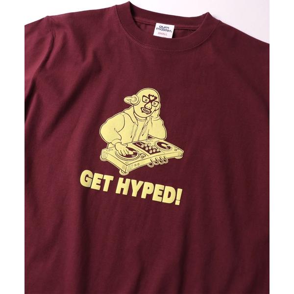 ジムマスター Tシャツ 覆面 メンズ gym master GET HYPED TEE 半袖 5.6oz プリントTシャツ コットン 春夏 G751770 | gym master | 08