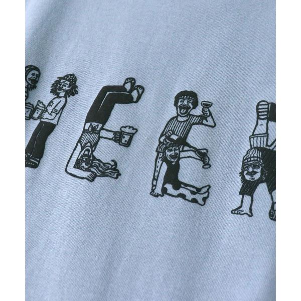gym master ジムマスター Tシャツ メンズ 半袖 5.6oz CHEERS TEE G774772 春夏 プリントTシャツ コットン カジュアル アウトドア | gym master | 09