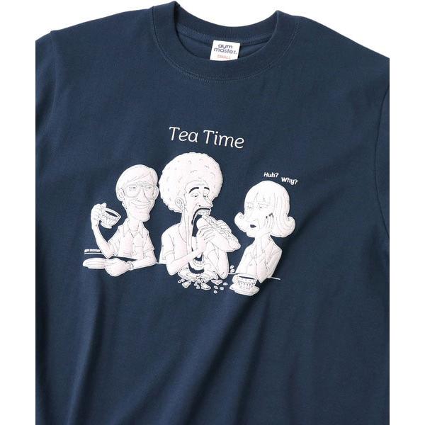 gym master ジムマスター Tシャツ メンズ 半袖 5.6oz Tea Time TEE G774775 春夏 プリントTシャツ コットン カジュアル アウトドア | gym master | 08
