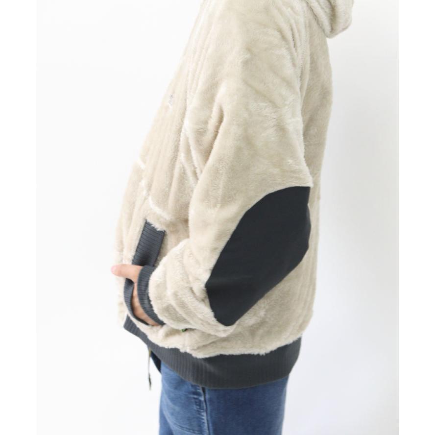 gym master ジムマスター リバーシブルボア×タスロンフードジャケット アウター メンズ  フリースジャケット G418784 | gym master | 10