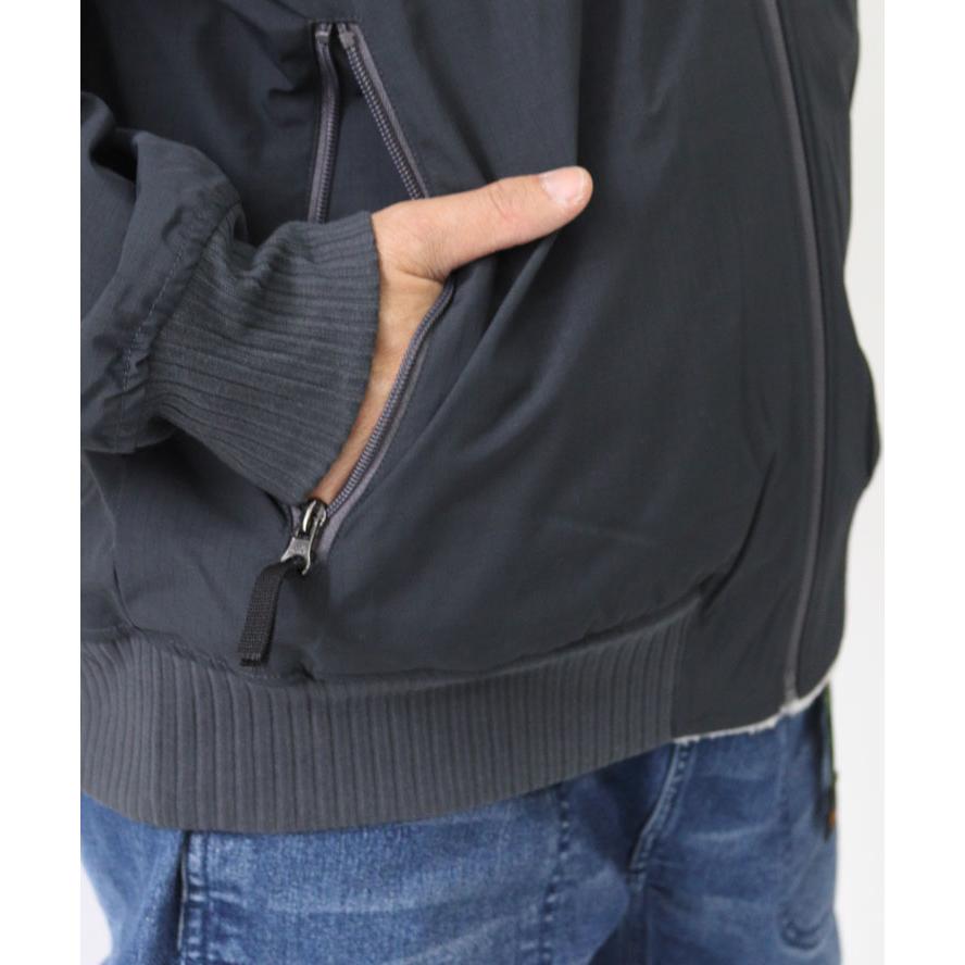 gym master ジムマスター リバーシブルボア×タスロンフードジャケット アウター メンズ  フリースジャケット G418784 | gym master | 13