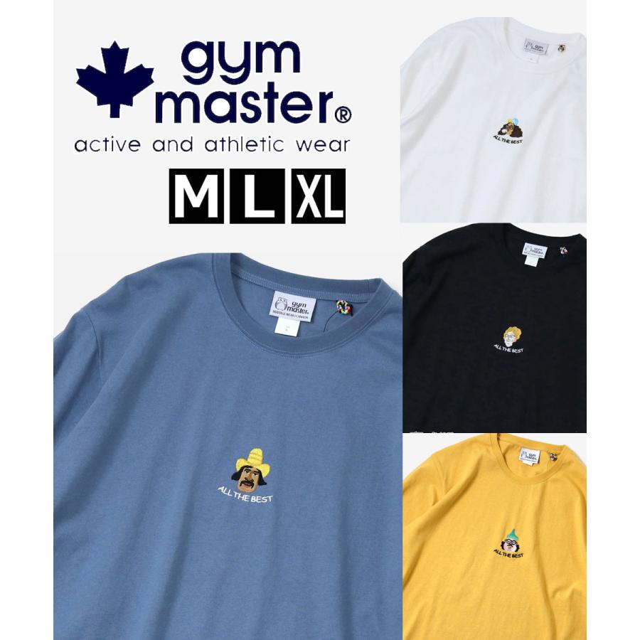 gym master ジムマスター 7.4oz ALL THE BEST 刺繍ロンTEE G821714 メンズ レディース 長袖 Tシャツ ロンT 刺繍 ヘビーウェイト 綿100％ カジュアル | gym master
