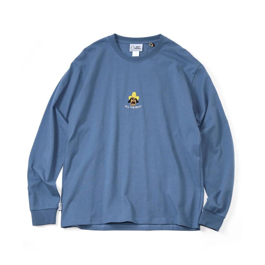 gym master ジムマスター 7.4oz ALL THE BEST 刺繍ロンTEE G821714 メンズ レディース 長袖 Tシャツ ロンT 刺繍 ヘビーウェイト 綿100％ カジュアル | gym master | 05