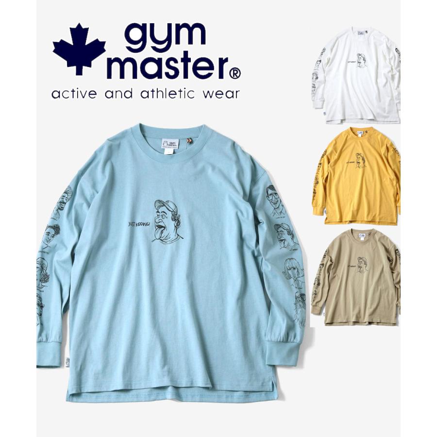 gym master ジムマスター 7.4oz In My Heart ビッグロンTEE G821716 メンズ レディース 長袖 Tシャツ ロンT ヘビーウェイト ビッグシルエット 綿100％ | gym master