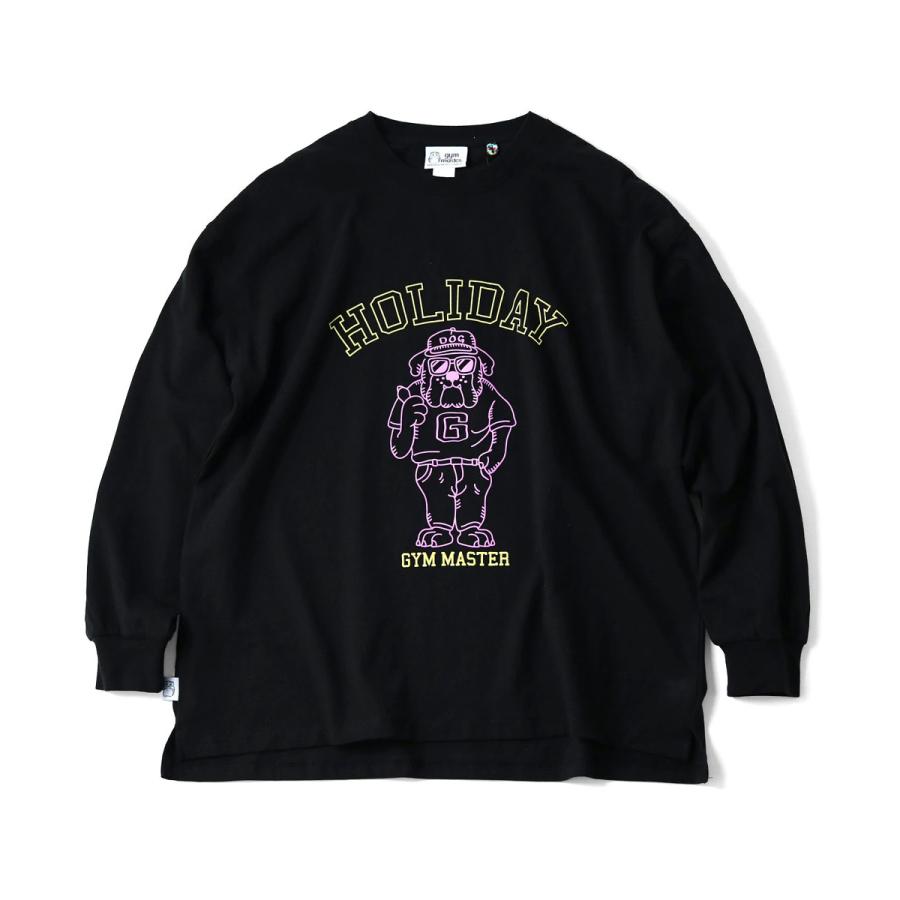 gym master ジムマスター 7.4oz HOLIDAY ビッグ ロンTEE G821717 長袖 Tシャツ ロンT ヘビーウェイト ビッグシルエット オーバーサイズ 綿100％ | gym master | 05
