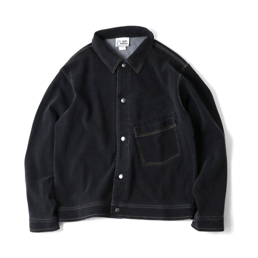 gym master ジムマスター 11oz インディゴスウェット JKT G833746 メンズ レディース スウェットジャケット デニム風 インディゴ染め 羽織り カジュアル | gym master | 04