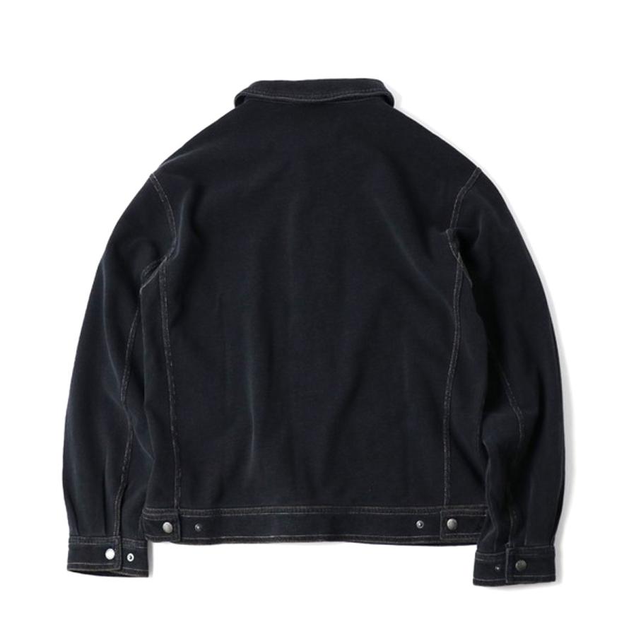 gym master ジムマスター 11oz インディゴスウェット JKT G833746 メンズ レディース スウェットジャケット デニム風 インディゴ染め 羽織り カジュアル | gym master | 05
