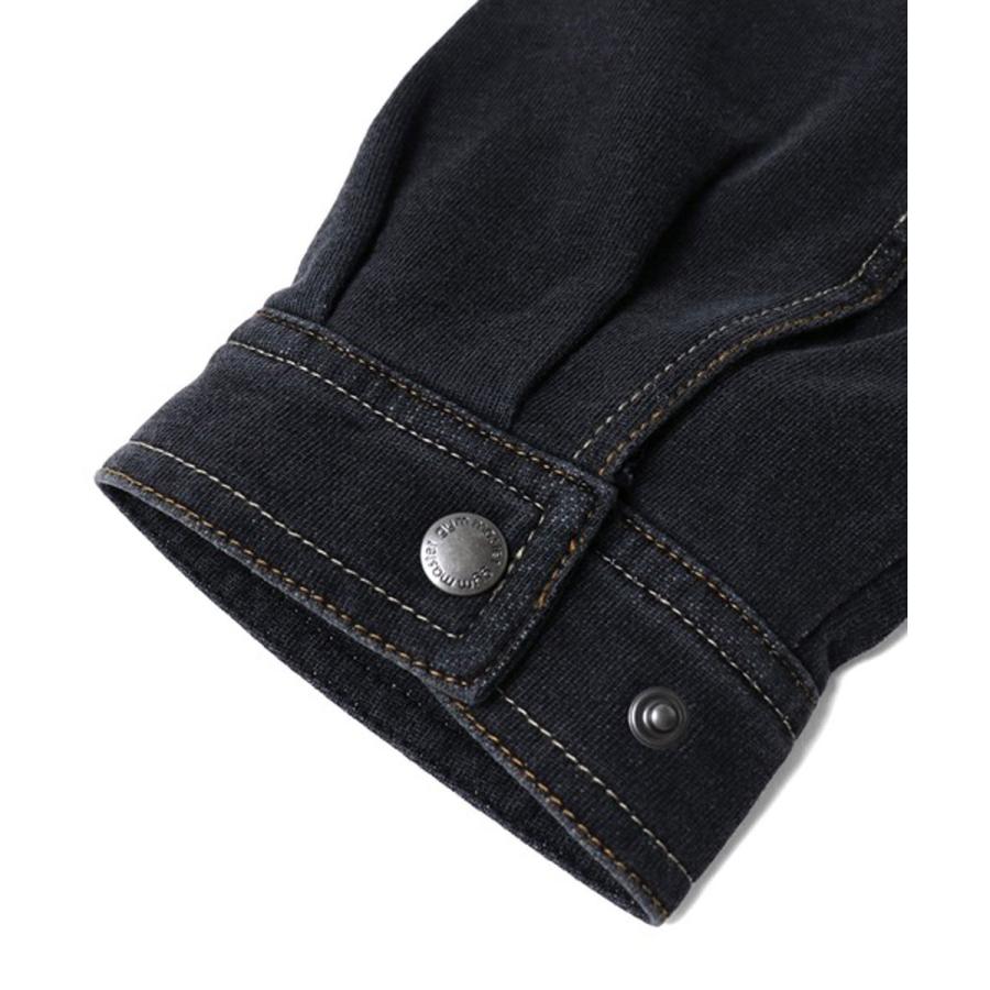 gym master ジムマスター 11oz インディゴスウェット JKT G833746 メンズ レディース スウェットジャケット デニム風 インディゴ染め 羽織り カジュアル | gym master | 08