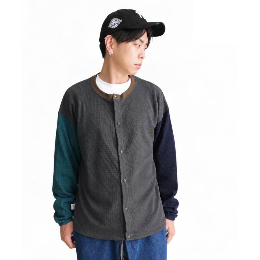 gym master ジムマスター 7.2oz ドライワッフル カーデ G833788 メンズ レディース カーディガン 吸水速乾 ワッフル 羽織り ゆったり | gym master | 08