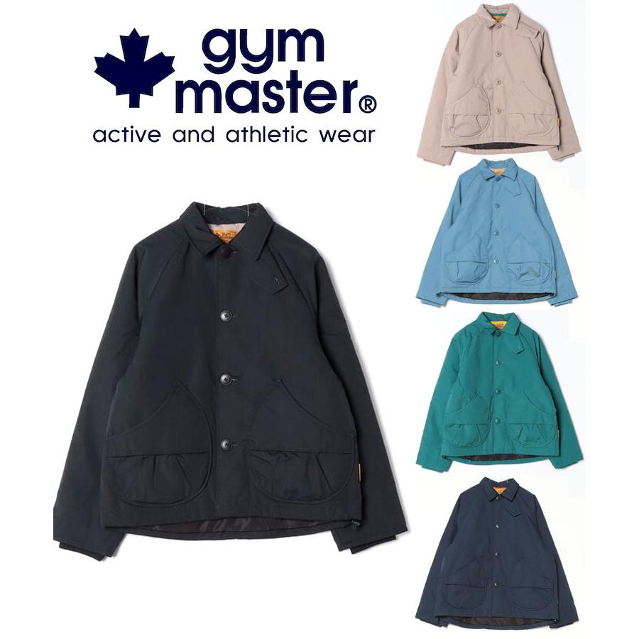 gym master ジムマスター ドロップポケットジャケット G845799 メンズ レディース カバーオール 中綿ジャケット SORONA 防寒 ピケ ワークジャケット アウトドア | gym master
