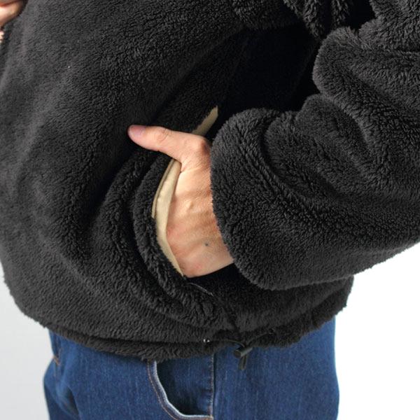 ジムマスター アウター gym master キルト ボア リバーシブル フード ジャケット G921624 ボア コート 防寒 | gym master | 11