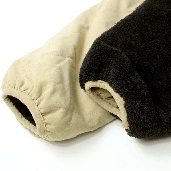 ジムマスター アウター gym master キルト ボア リバーシブル フード ジャケット G921624 ボア コート 防寒 | gym master | 12