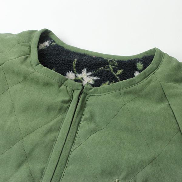 ジムマスター アウター リバーシブル gym master キルトジャケット キルティングジャケット ノーカラージャケット G921625 | gym master | 12