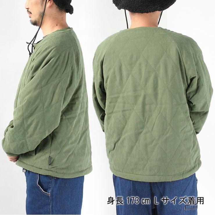 ジムマスター アウター リバーシブル gym master キルトジャケット キルティングジャケット ノーカラージャケット G921625 | gym master | 14