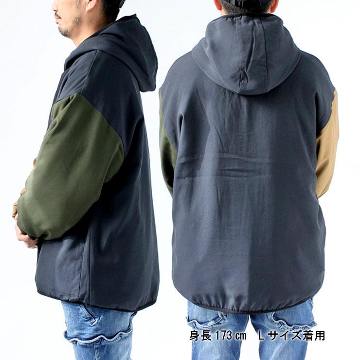 ジムマスター ジャケット gym master  ウールライク 中綿 ジャケット G921692 パーカー 防寒 キャンプ 冬キャンプ | gym master | 12