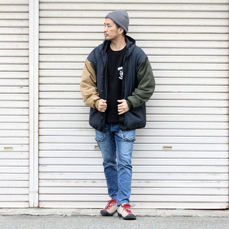 ジムマスター ジャケット gym master  ウールライク 中綿 ジャケット G921692 パーカー 防寒 キャンプ 冬キャンプ | gym master | 03